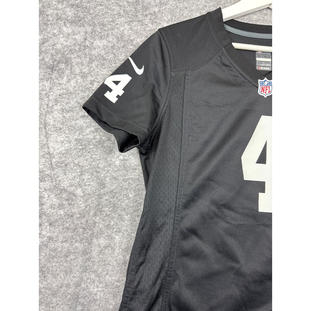 Nike NFL Oakland Raiders Derek Carr 4 Jersey Black Mens Medium Las Vegas - Picture 3 of 14